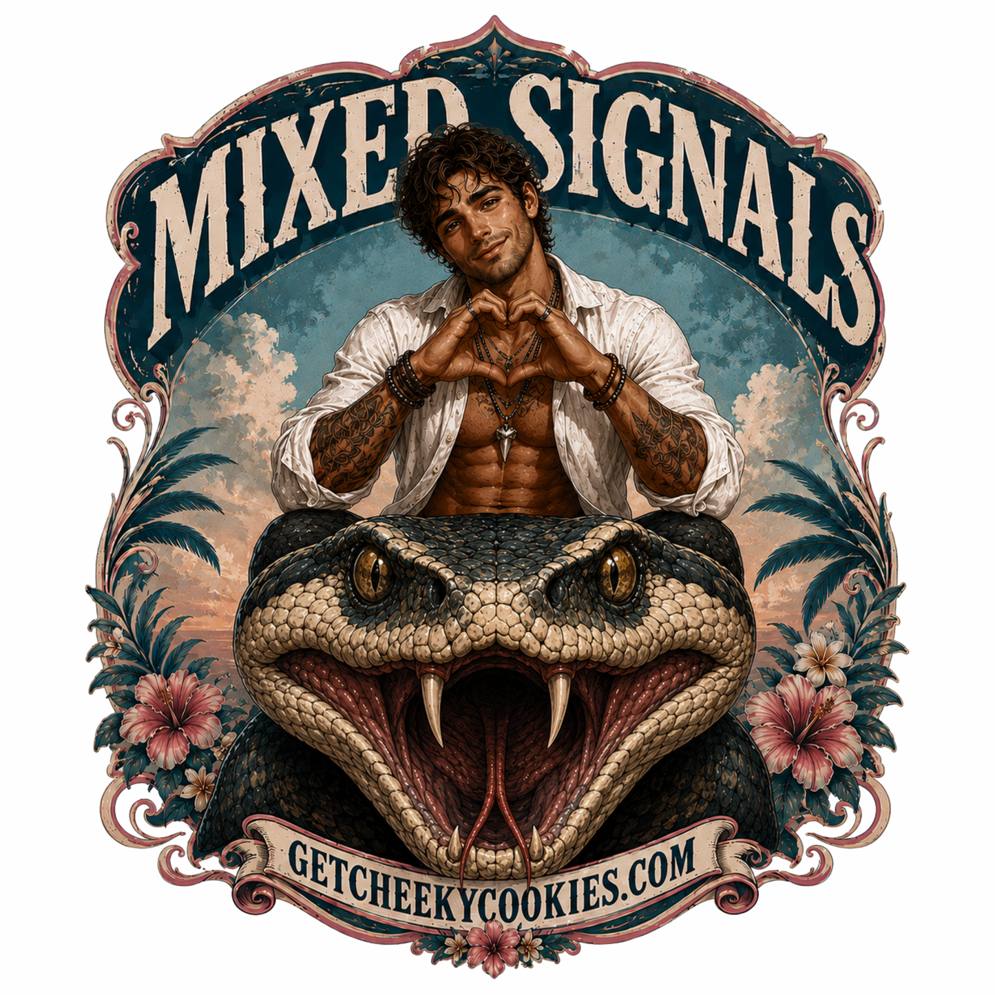 Mixed Signals - Snake Sticker