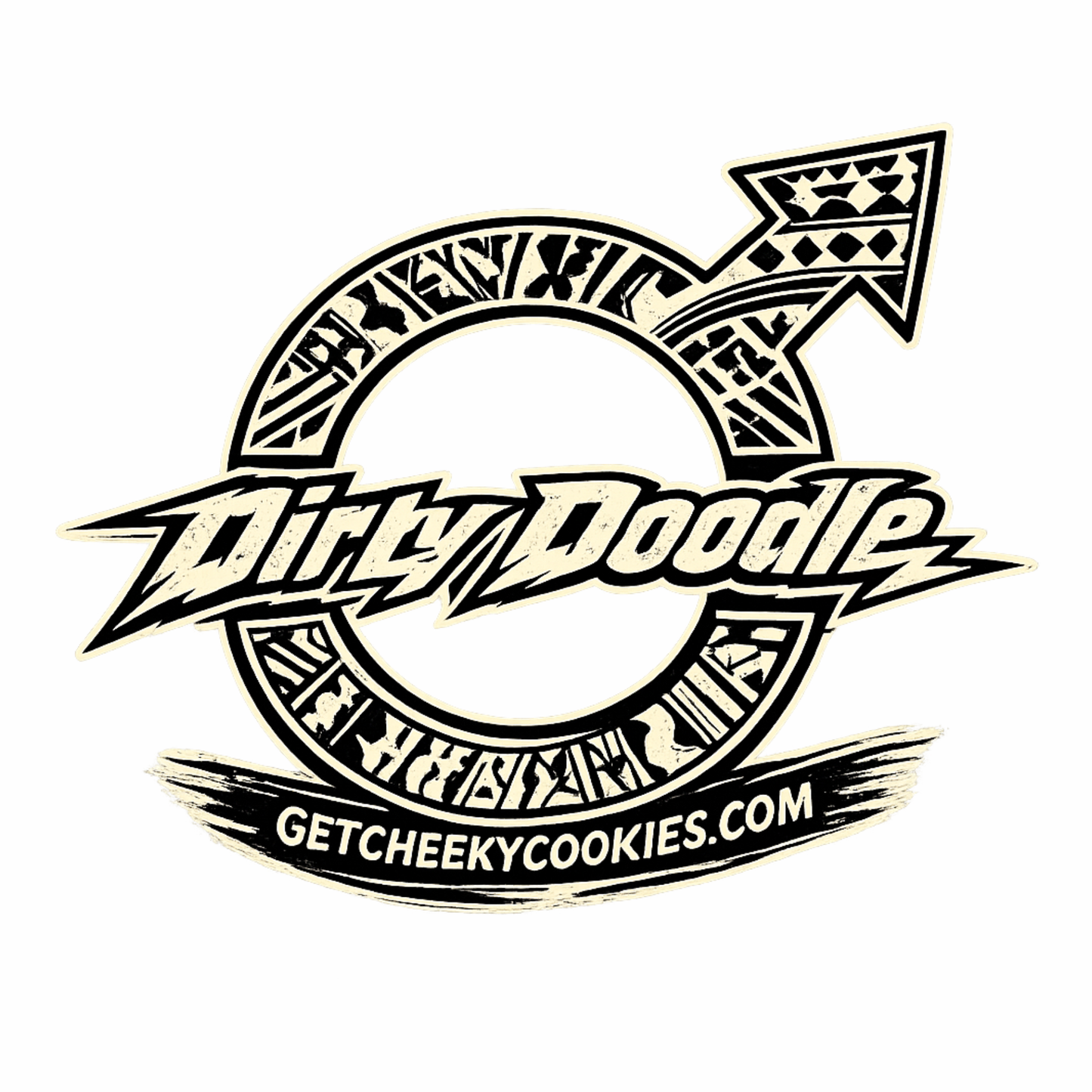 Dirty Doodle - Tribal Sticker