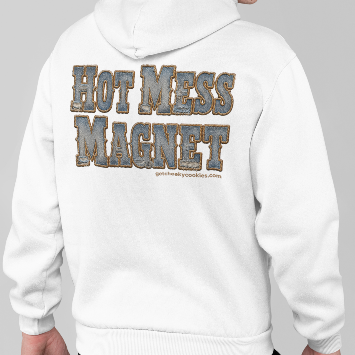 Hot Mess Magnet - Denim