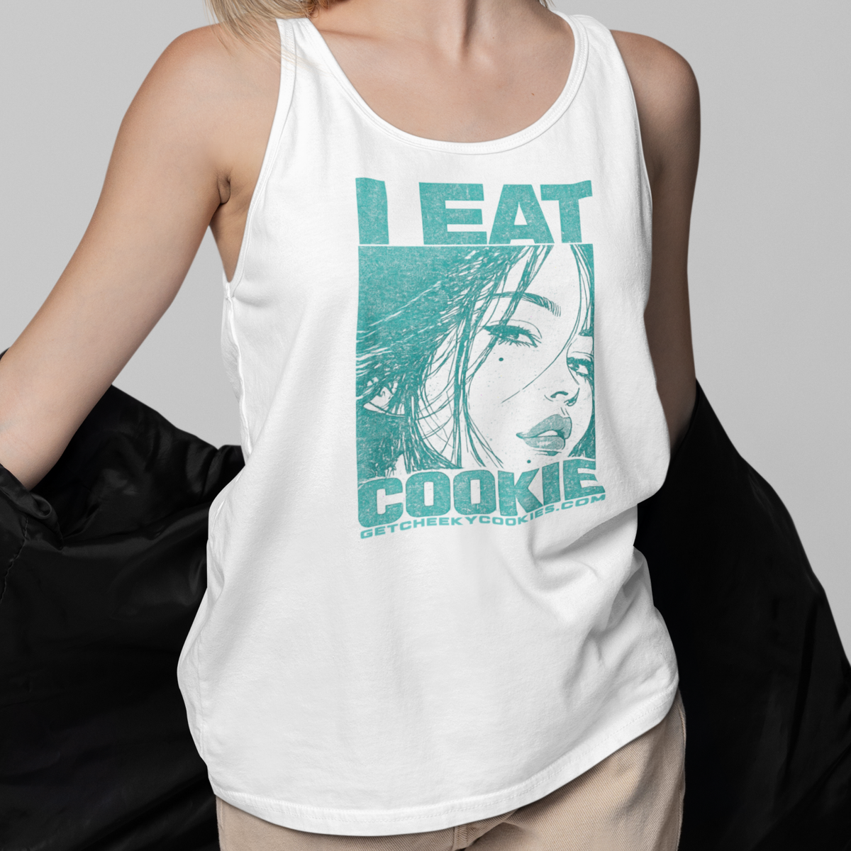 I Eat Cookie - Teal