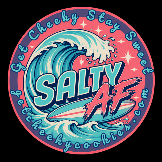 Salty AF - Badge