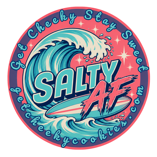 Salty AF - Badge